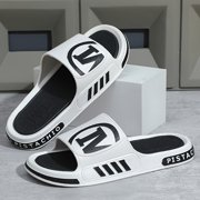 Alphabet Fashion Slides - Vibrant Creative Design, Ultra-Lightweight, Breathable, Open-Toe, Comfortable Slippers for Indoor, Outdoor, Beach, Shower, Spring, and Summer Wear