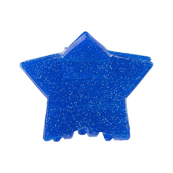 Alphabet Five Pointed Star Barrettes Gold Powder Solid Color 8cm Hair Clip Jewelry Accessories for Women Girls