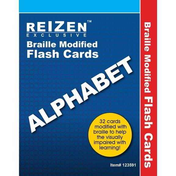 Alphabet Flash Braille Cards