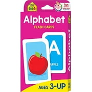 School Zone Alphabet Flash Cards Revised edition Hardcover