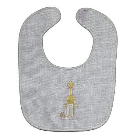 Alphabet G for Giraffe Baby Bib