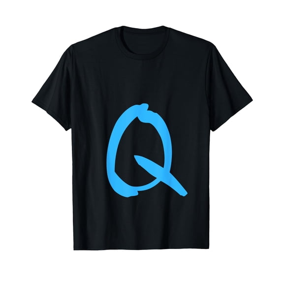 Alphabet Handwritten Letter Q T-Shirt