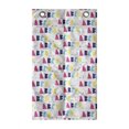 thumbnail image 1 of Alphabet Hanging Pocket Organizer, Neon Colors with A B C D Letters iren Style, Printed Polyester Storage Bag with Pockets, 21" x 31", White Multicolor, 1 of 2