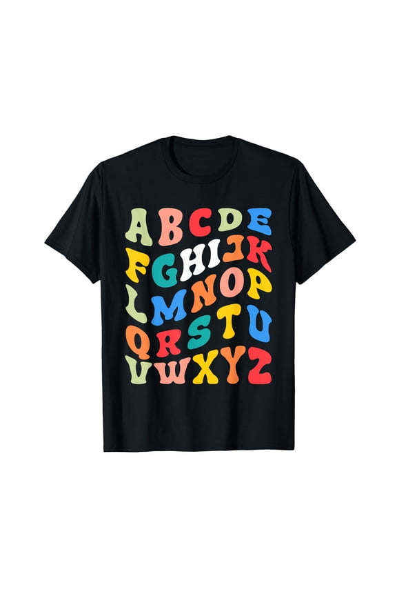 Alphabet Hi Back To School ABC Pre K Kindergarten Teacher T-Shirt
