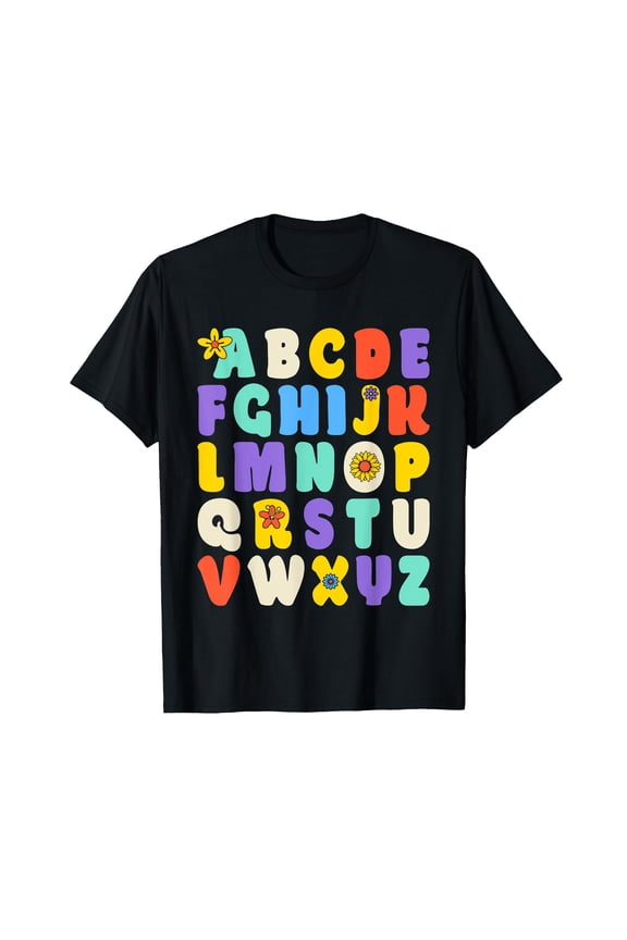 Alphabet Hi Back To School ABC Pre K Kindergarten Teacher T-Shirt