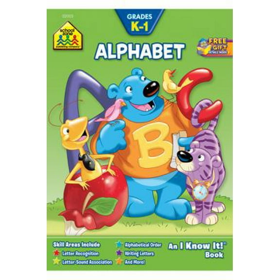 Pre-Owned School Zone Alphabet K-1 Paperback