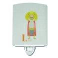 thumbnail image 1 of Alphabet L for Lion Ceramic Night Light, 1 of 2
