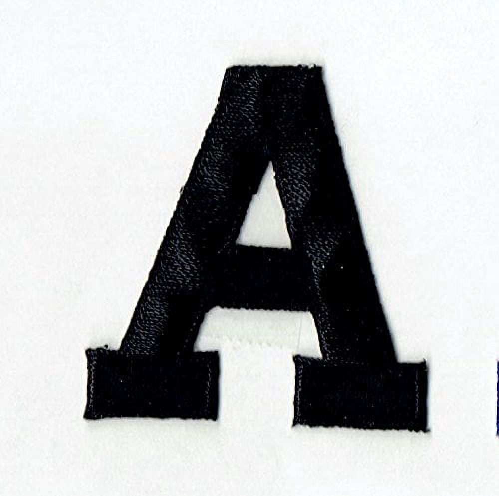 Individual Alphabet Patches for Clothing - Letter A - Iron On, 2