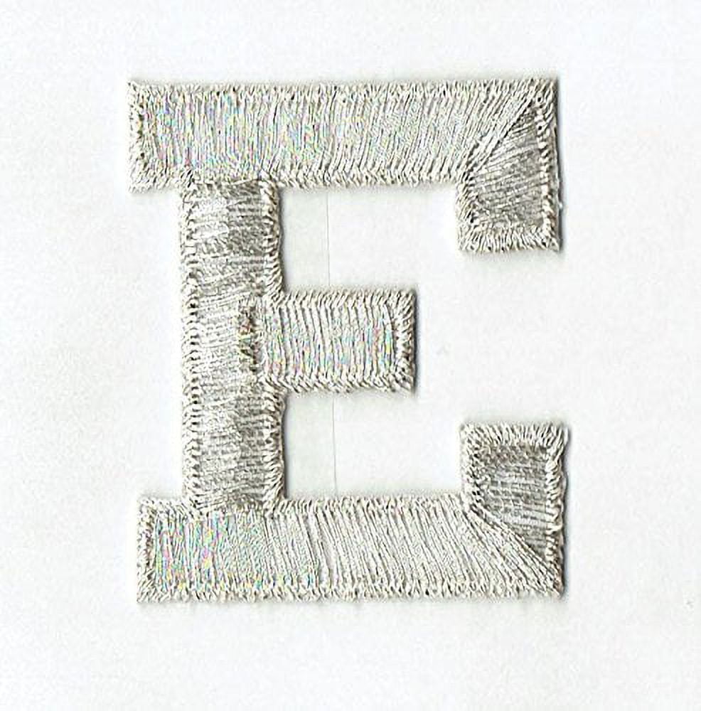 Alphabet Letter - E - Color Silver - 2