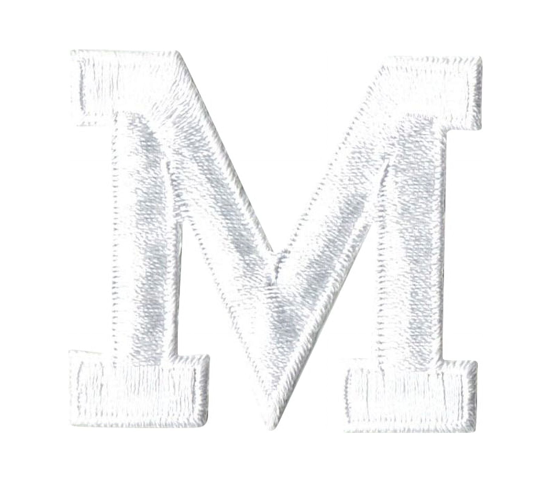 Alphabet Letter - M - Color White - 2