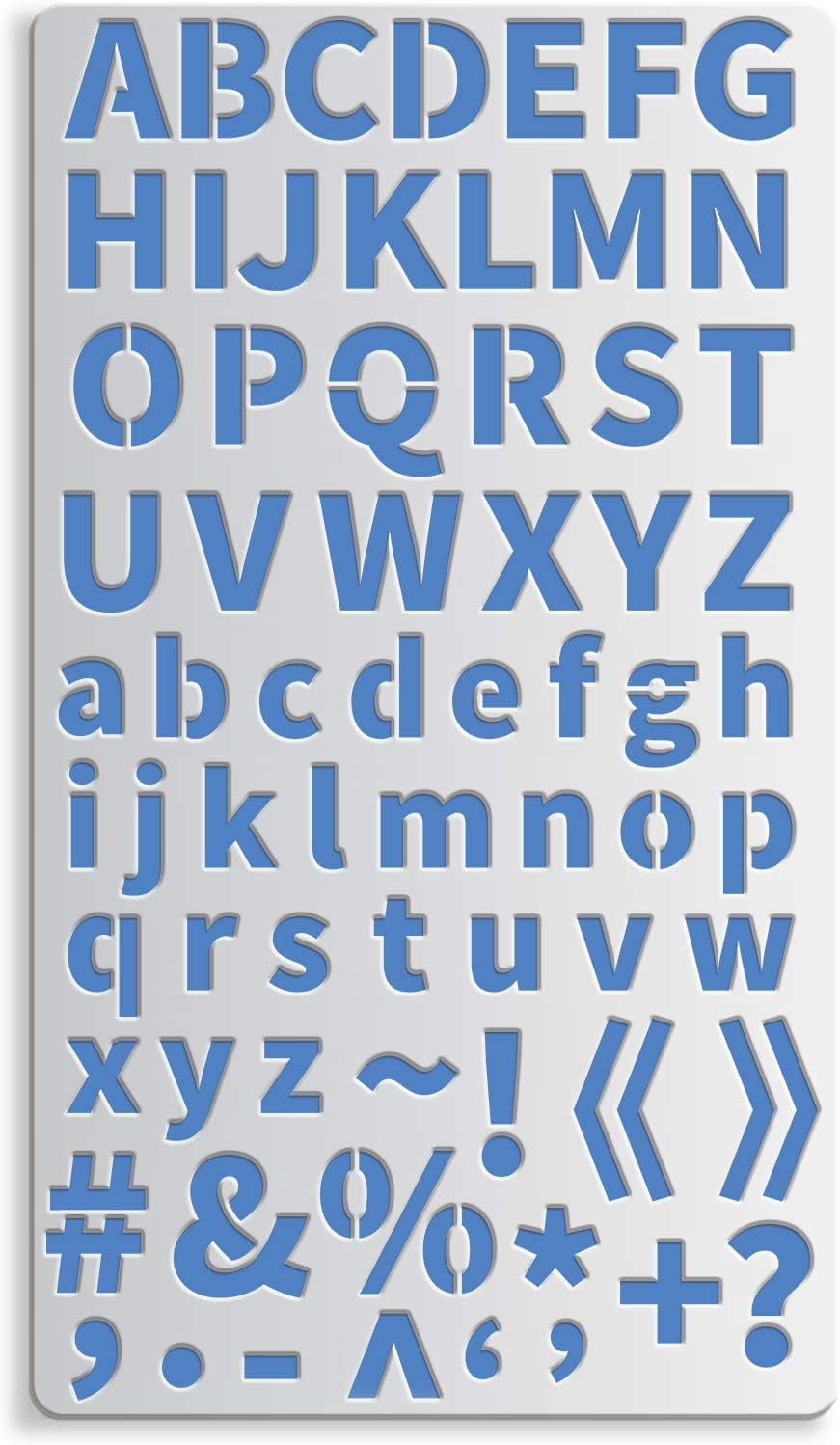 Alphabet Letter & Symbols Stencils for Wood Carving Drawings - Walmart.com
