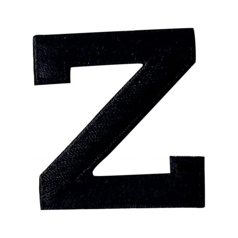 Alphabet Letter - Z - Color Black - 2