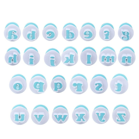 Alphabet Letters, 26 Pieces Capital Letters Cookie Cake Mold, Cake Decorating Tools, Cookie Stamp Printing, Embossing Cutter[B]
