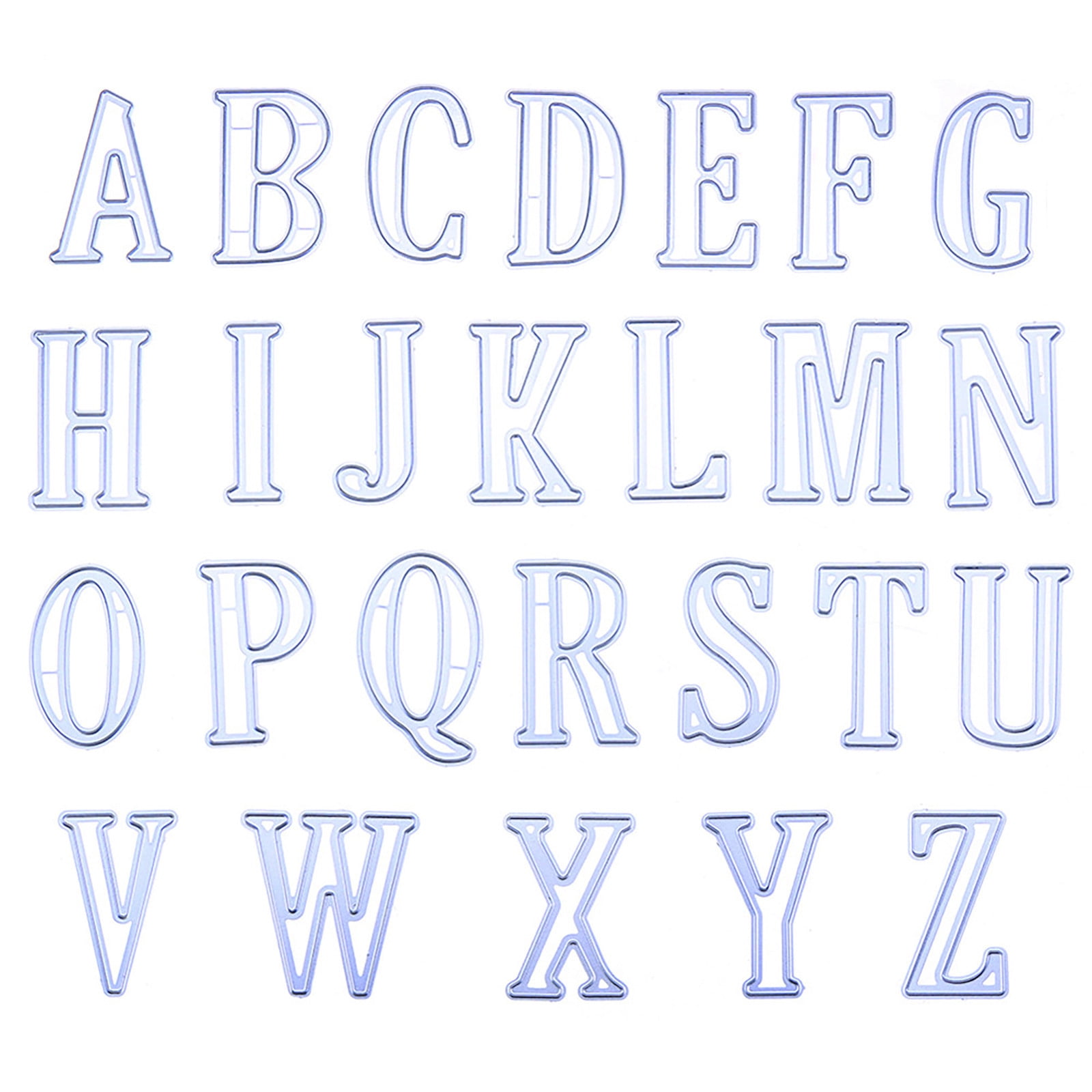 Alphabet Letters Cutting Dies Stencils for DIY Scrapbooking - Carbon ...