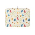 Alphabet Letters Numbers Dish Drying Mats for Kitchen Counter,Absorbent ...