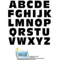 thumbnail image 1 of Alphabet Letters Uppercase Black Automotive Car Window Locker Bumper Stickers, 1 of 1