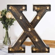 Alphabet Light Up Marquee Letters Sign LED Letters Lights Light Up Night Light Alphabet Letters Sign Lights for Home