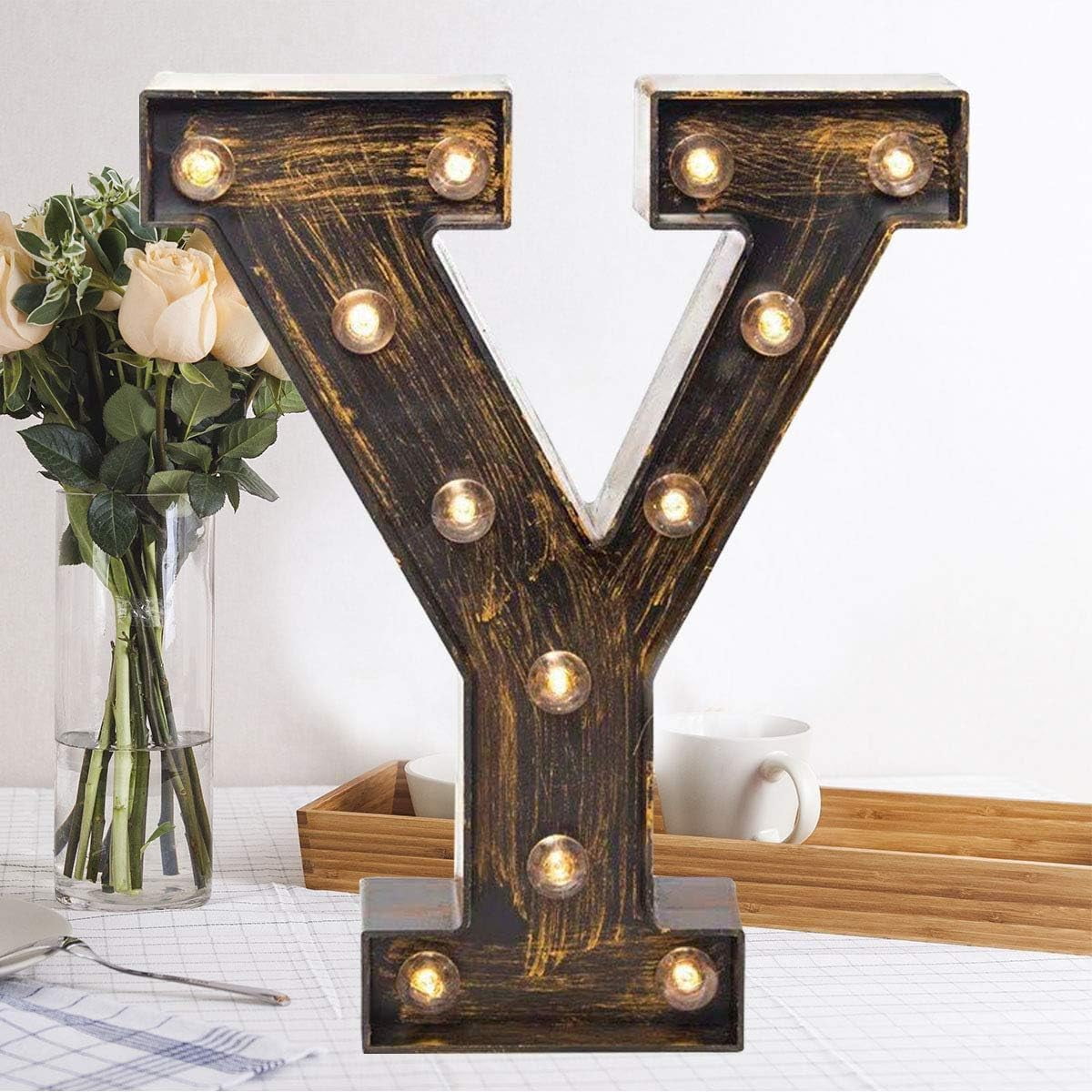 Alphabet Light Up Marquee Letters Sign LED Letters Lights Light Up ...