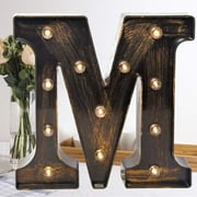 Alphabet Light Up Marquee Letters Sign LED Letters Lights Light Up Night Light Alphabet Letters Sign Lights for Home