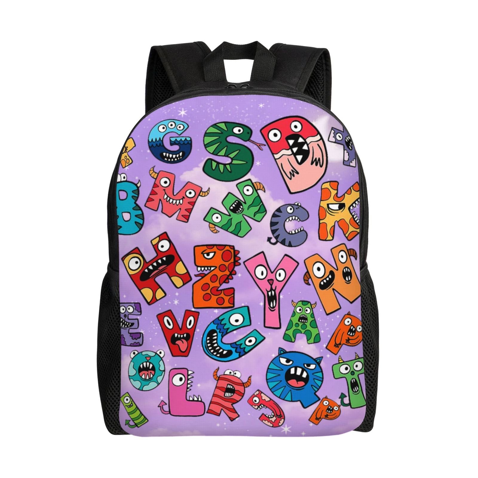 Alphabet Lore Backpack Cartoon school Bag Travel Bag Portable Large