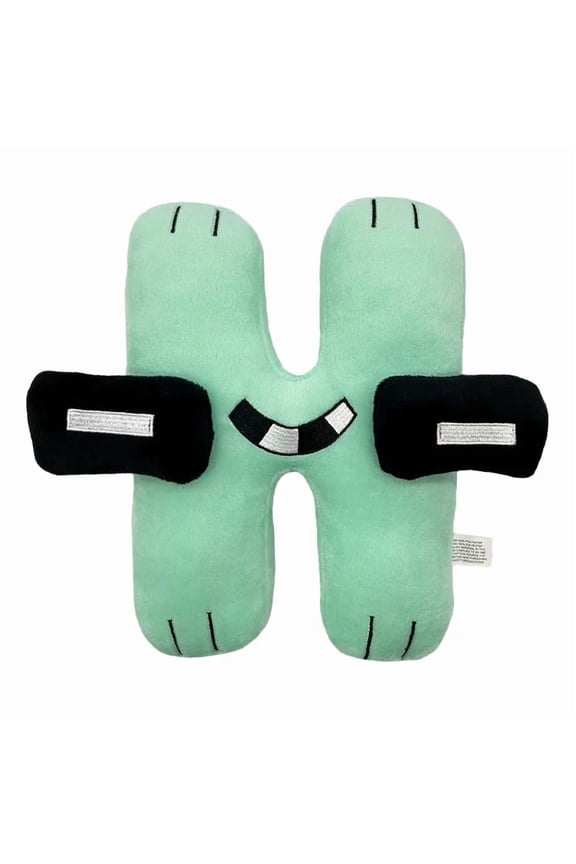 Alphabet Lore Plush Toys Anime Doll Kawaii 26 English Letters Stuffed Toys Kids Enlightenment Montessori Plush Toy Doll Gifts