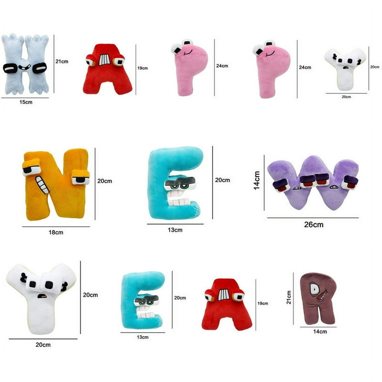 Kawaii Alphabet Lore Alphabet Lore Plush Toys With 26 English