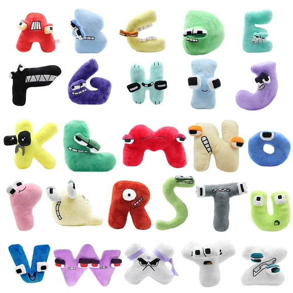 Alphabet Lore Plush Toys: Complete A-Z Set of Letter Stuffed Dolls for Collection and Gifts