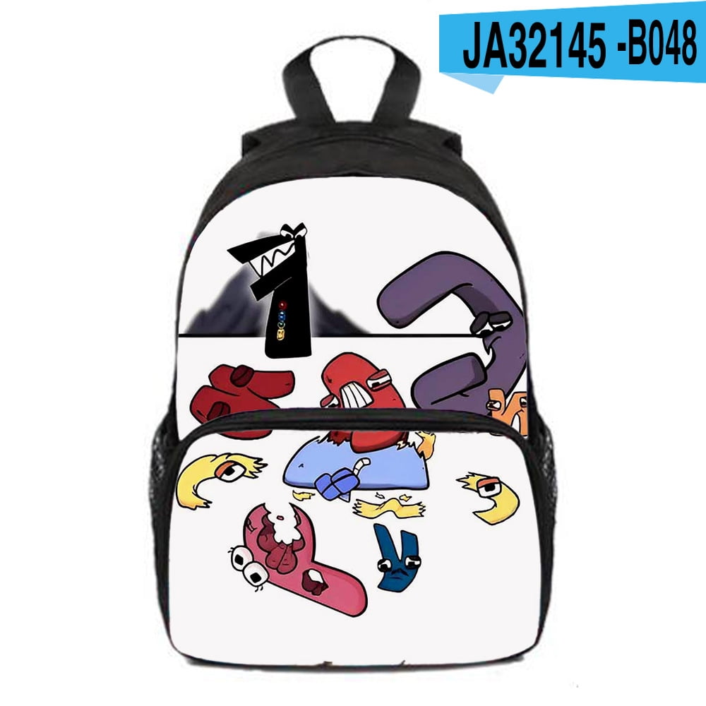 Alphabet Lore letter legend backpack backpack elementary school student