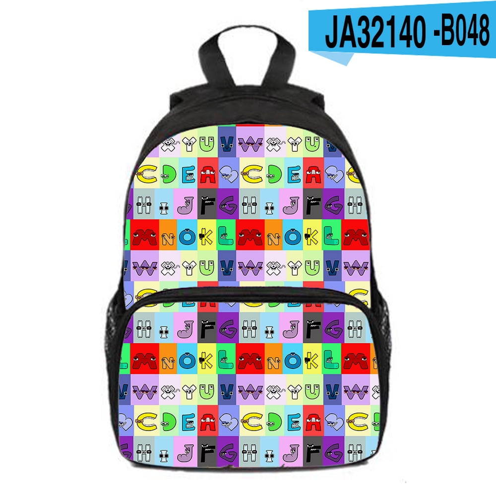 Alphabet Lore letter legend backpack backpack elementary school student