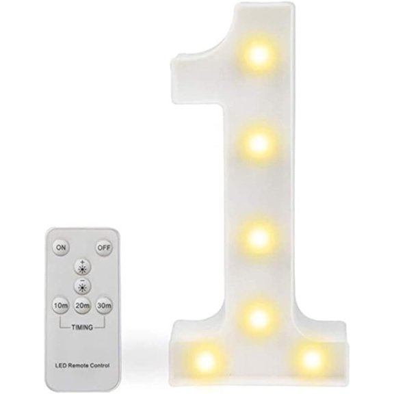 Alphabet Marquee Letters Sign LED Marquee Number Lights Sign with Timer Remote for Night Light,LED Letter Lights
