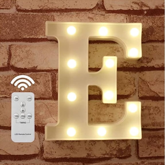 Alphabet Marquee Letters Sign LED Marquee Number Lights Sign with Timer Remote for Night Light,LED Letter Lights