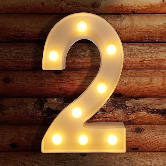 Alphabet Marquee Letters Sign LED Marquee Number Lights Sign with Timer Remote for Night Light,LED Letter Lights