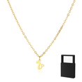 Alphabet Necklace,Dainty Personalized Charm Pendant Name Necklace Cute ...