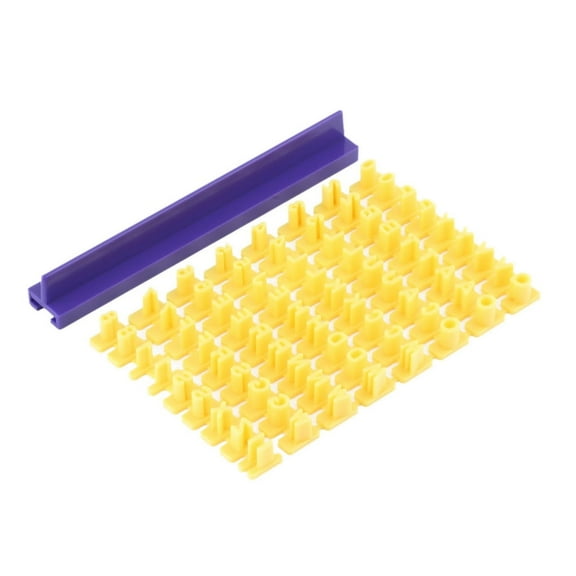 Alphabet & Number Fondant Stamp Embosser Mold Reusable Letter Press Tool for Personalized Cake, Cookie & Biscuit Decorating TIKA