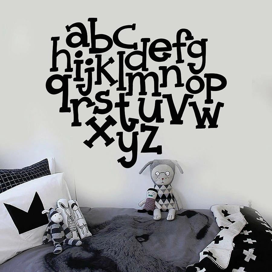 Alphabet Nursery Wall Decal Child Room Kids Bedroom Primary School ...