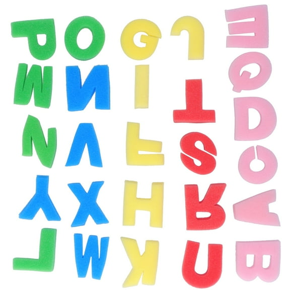 Alphabet Painting Sponge for Children Drawing Arts Tool DIY 26 Letters Stamp Educational Toys
