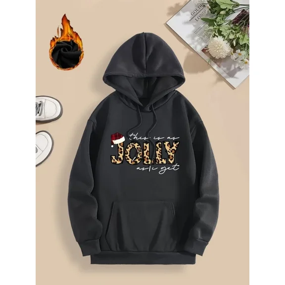 Alphabet Print Chicken Design 1 Side Hoodie S-5Xl