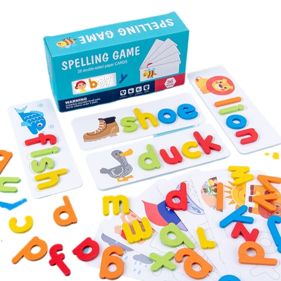 Alphabet Puzzle Toy Learning Educational Toys Spell Letter Matching Game for Preschool Toddlers Kids, Christmas Birthday Gifts