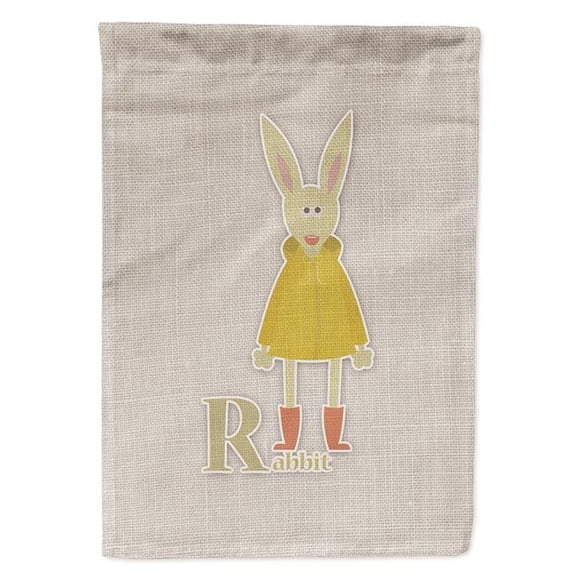 Alphabet R for Rabbit Garden Size Flag