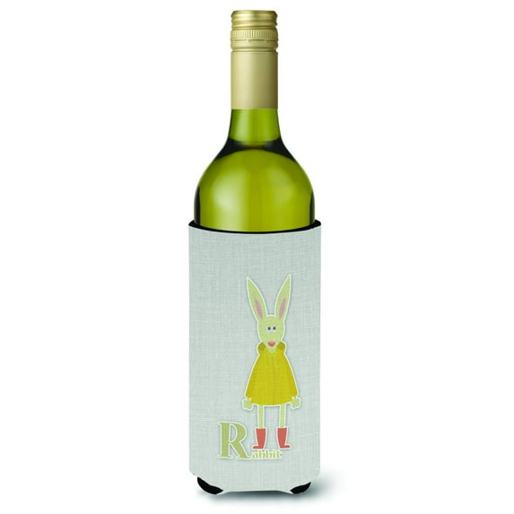 Alphabet R for Rabbit Wine Bottle Hugger