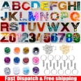 thumbnail image 1 of Alphabet Resin Silicone Molds Letter Number for Epoxy Molds DIY Making Keychain, 1 of 1