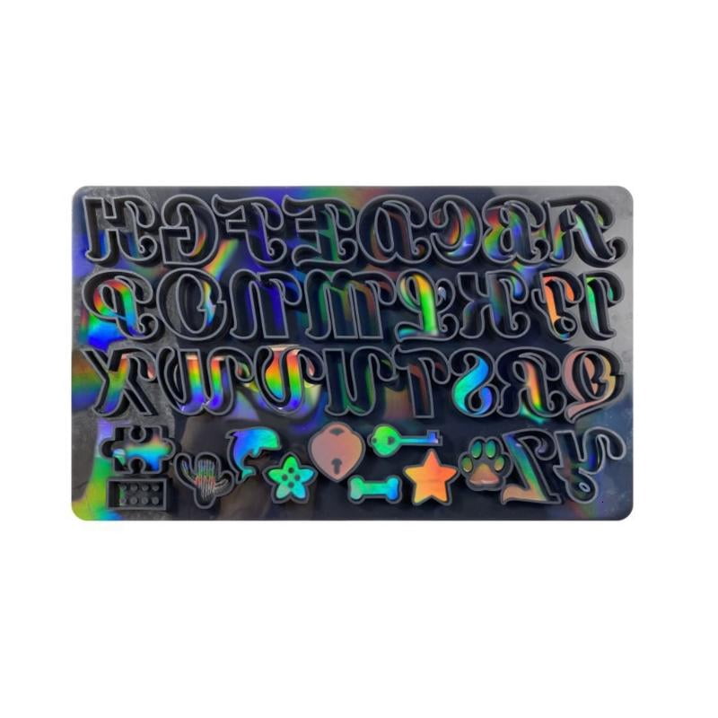 Alphabet Silicone Resin Mold Letter Sign Resin Molds for DIY Jewelry Making