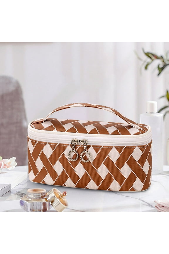 Alphabet Style Organizer,Luxury Leather Jewelry Storage Boxwith Foam Lining And Compartments,Portable Organizer For Rings,Earrings And Necklaces