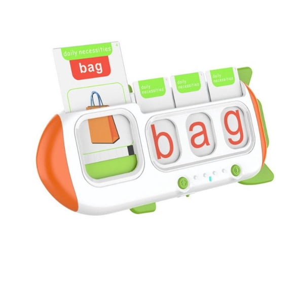 Alphabet Talking Flash Cards & Math Games, Speech Therapy Toys, ABC Learning CVC Math Toys, Flashcards 56 106 & Games,