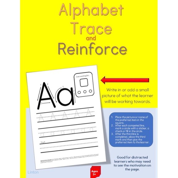 Alphabet Trace and Reinforce Workbook, (Paperback)