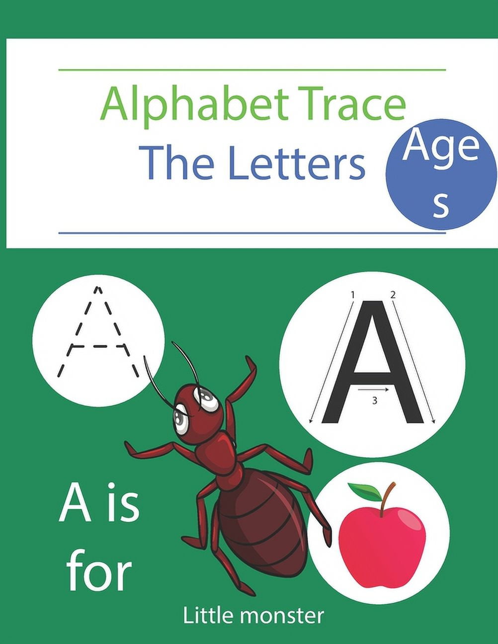 Alphabet Trace the Letters: Handwriting Practice for Kids aged 3-5, Letter Tracing Book for Preschoolers, Handwriting Workbook for Pre K, ... Trac