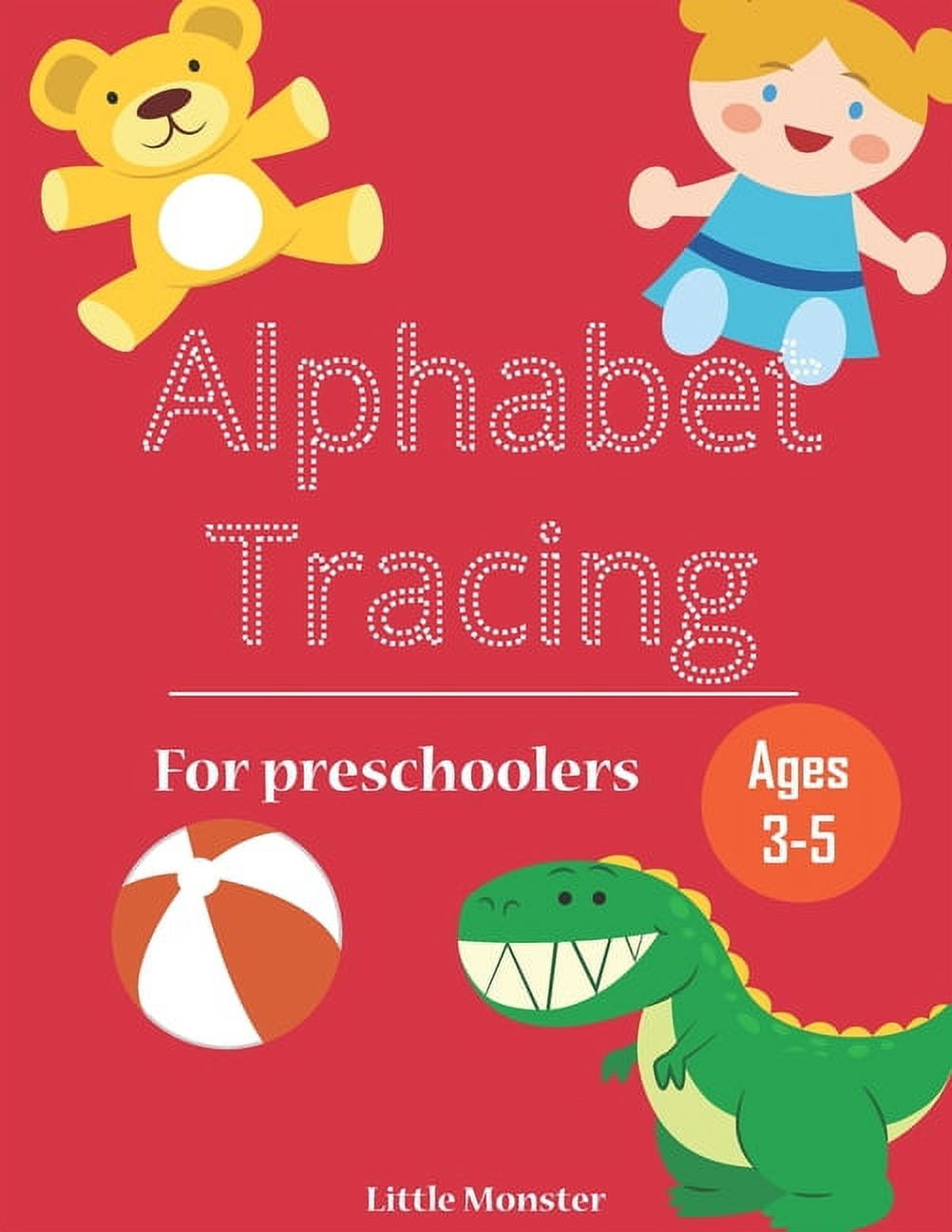 Alphabet Trace the Letters: Practice Handwriting Workbook Letter for ...