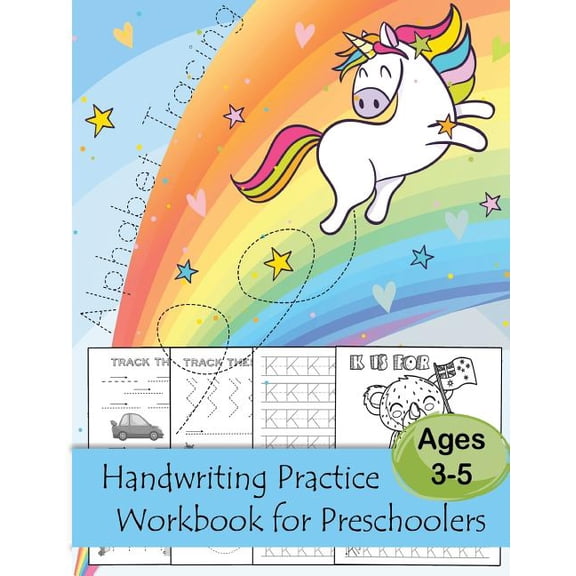 Alphabet Tracing Handwriting Practice Workbook for preschoolers Ages 3-5: Kid's Educational Activity Books Back to schoo, (Paperback)