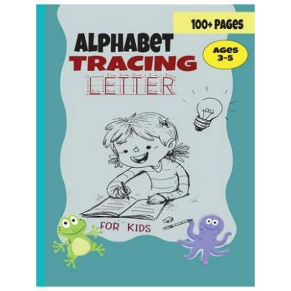 Alphabet Tracing Letter: Animal Alphabet Tracing Letter For Preschool Kids - ABC writing paper with lines - Notebook with Dotted Lined Sheets for K-3 Students - Blank handwriting practice paper for KG