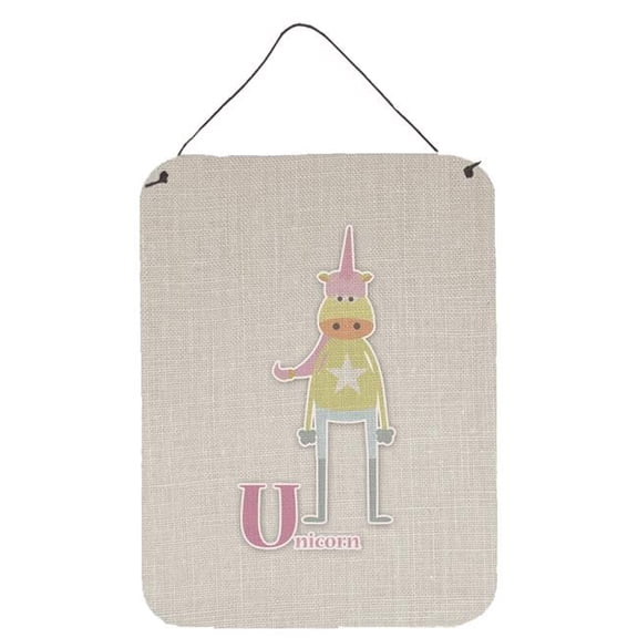 Alphabet U for Unicorn Wall or Door Hanging Prints